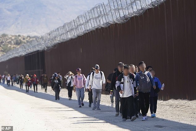 31,309 Chinese nationals have been intercepted at the U.S. southern border in the 2024 fiscal year to date. That is already almost 30 per cent more than the total for 2023